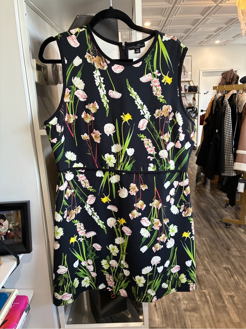 Victoria Beckham for target Floral Sleeveless Fit & Flare Dress